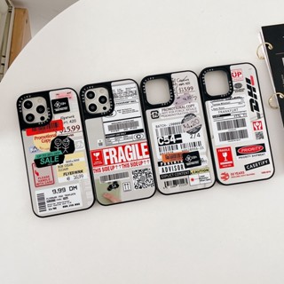 เคสโทรศัพท์กระจก ลายฉลากโลจิสติกส์ CT สําหรับ Iphone 14 13 12 11 11