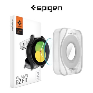 Spigen Galaxy Watch 5 ฟิล์มกระจกนิรภัยกันรอยหน้าจอ สําหรับ Galaxy Watch 4 EZ FIT GLAS.tR (2 แพ็ค/44 มม.)