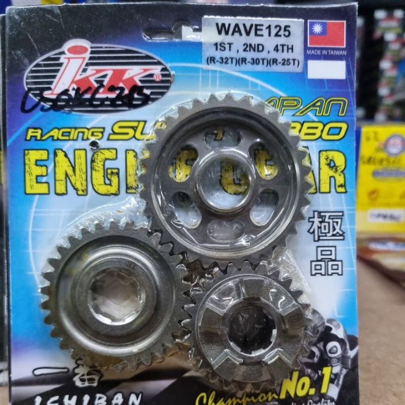 IKK RACING GEAR WAVE125