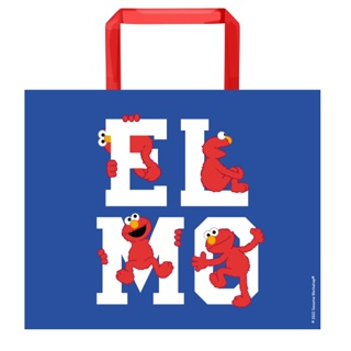 Se-ed (ซีเอ็ด) : SST- Elmo Blue PP Woven Tote bag W50XH40XS15 cm.