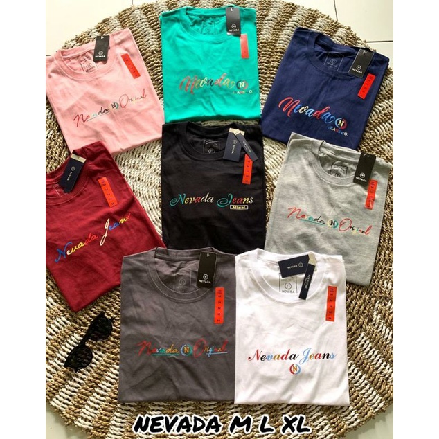 Short SLEEVED T-SHIRTS / MOTIF NEVADA T-SHIRTS / MEN& 39;S WOMEN& 39;S T-SHIRTS