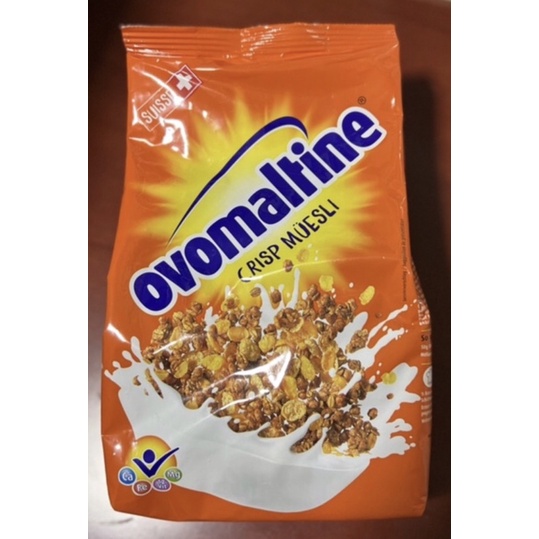 Ovomaltine Crispy Muesli ขนาด 500g มูสลี่โอวัลตินกรุบกรอบ