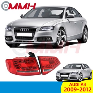 Audi A4 B8 (2009-2012) เสื้อ​ไฟท้าย ไฟท้าย​แต่ง ไฟท้ายไฟเบรค​ ไฟเลี้ยว Taillamp Taillight ไฟท้าย​ พร้อมทับทิม ไฟท้ายกันชนหลังสําหรับ​ ทับทิมในฝาท้ายไฟท้าย ไฟเบรก ไฟสัญญาณเตือน