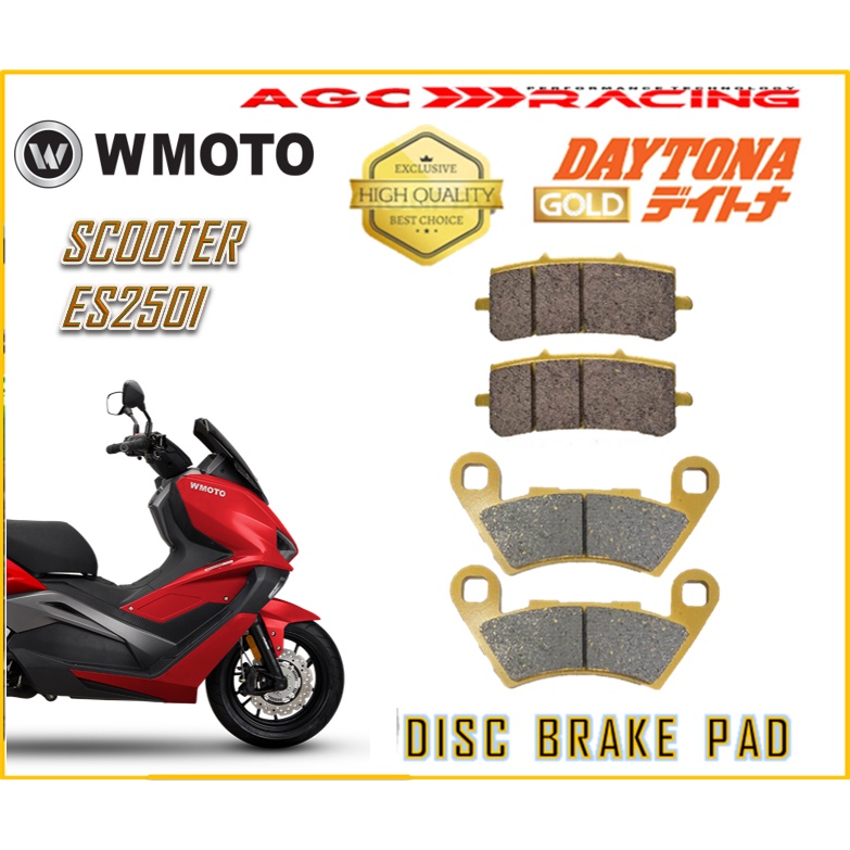 ผ้าเบรก WMOTO ES250I SCOOTER สีทองคุณภาพ
