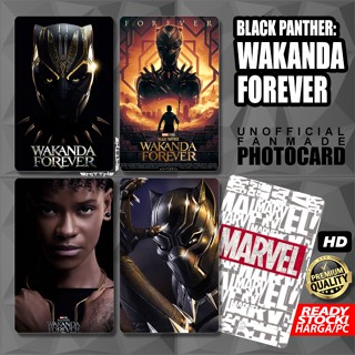 โฟโต้การ์ด โฟโต้การ์ด วง Black Panther Wakanda Forever สําหรับสะสม