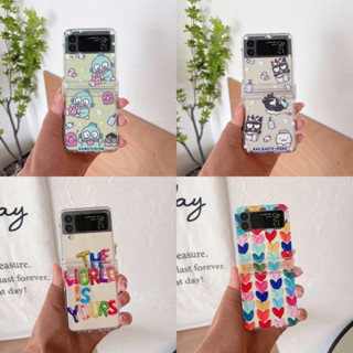 เคสโทรศัพท์มือถือแบบแข็ง กันกระแทก ลายการ์ตูน Tuxedosam Dumbo สําหรับ Samsung Galaxy Z Flip 3 Flip4