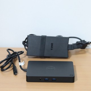 Dell K17A001 - WD15 Docking Station K17 K17A Thunderbolt USB-C 4K  พร้อม Adapter DELL 19.5v-6.7A หัว 7.4*5.0 มือสอง