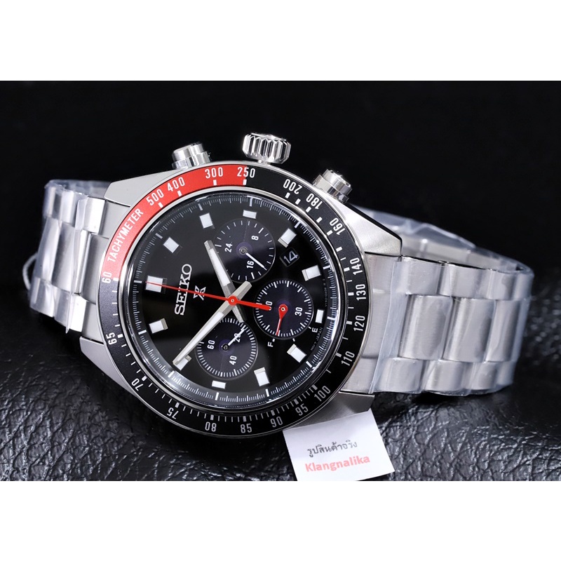 (แถมกล่องแบบพกพา) นาฬิกา SEIKO PROSPEX SOLAR SPEED TIMER รุ่น SSC915P / SSC915P1