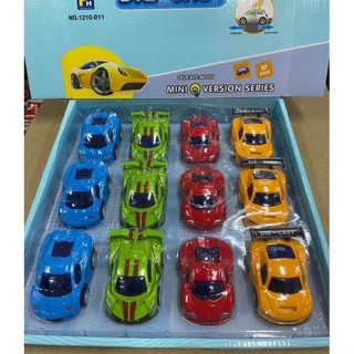 โมเดลรถเหล็กกล่อง12คันเข็นเล่นได้