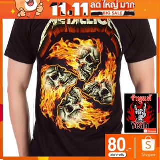 เสื้อวง Metallica เสื้อ เมทัลลิกา เสื้อวินเทจ เสื้อยืดผช เสื้อวินเทจ RCM1184