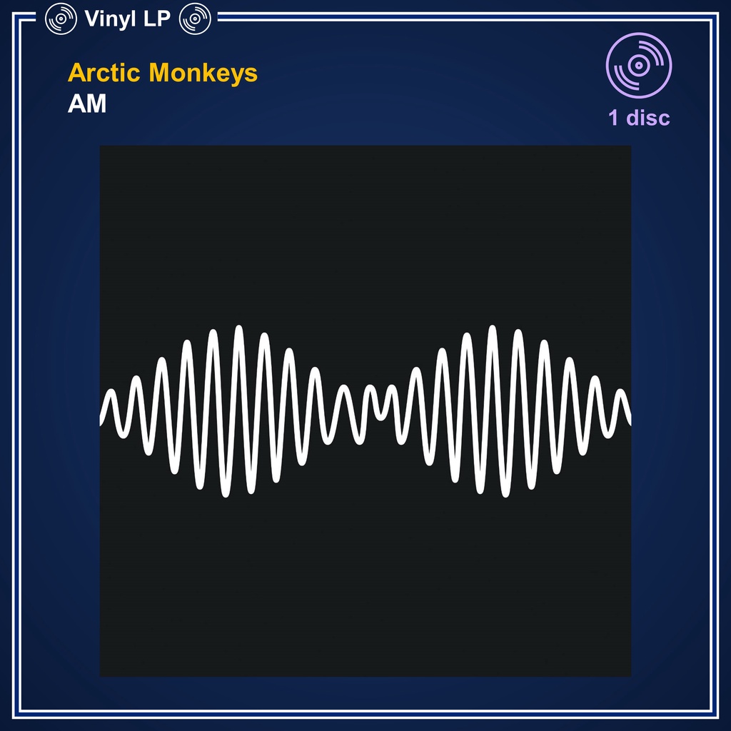 [แผ่นเสียง Vinyl LP] Arctic Monkeys - AM [ใหม่และซีล SS]