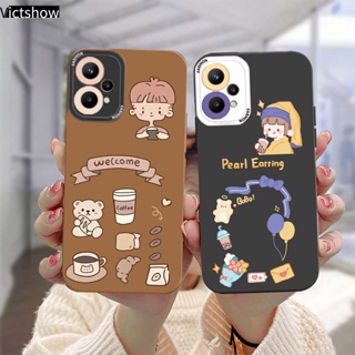 การ์ตูนสีน้ำตาลลายหมี เคส Samsung A51 A32 A52 A12 A03S A10S A50 A20S J7 Prime A02S A20 A72 A50S A10 A30S เคส