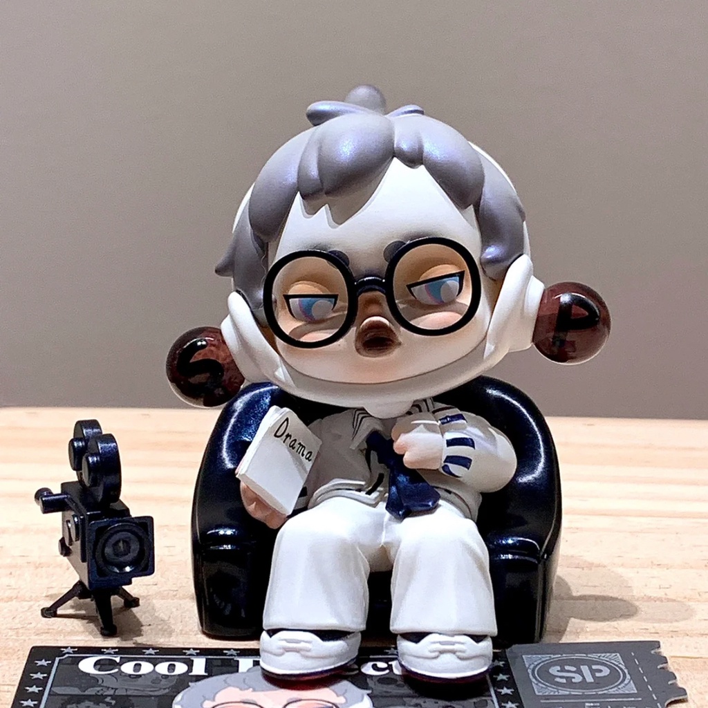 ของแท้ Skullpanda Action Cut Series กล่องตาบอดชุด 12 รูปแบบซ่อนรูปเครื่องประดับตุ๊กตา