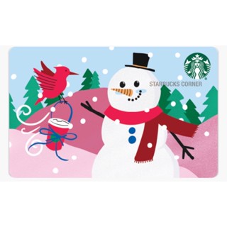 บัตร Starbucks ลาย Snowman (2022) / บัตร Starbucks® (บัตรของขวัญ / บัตรใช้แทนเงินสด)