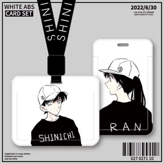 พวงกุญแจ ห้อยจี้รูปนักสืบโคนัน บัตรประจําตัวประชาชน บัตรรถบั…