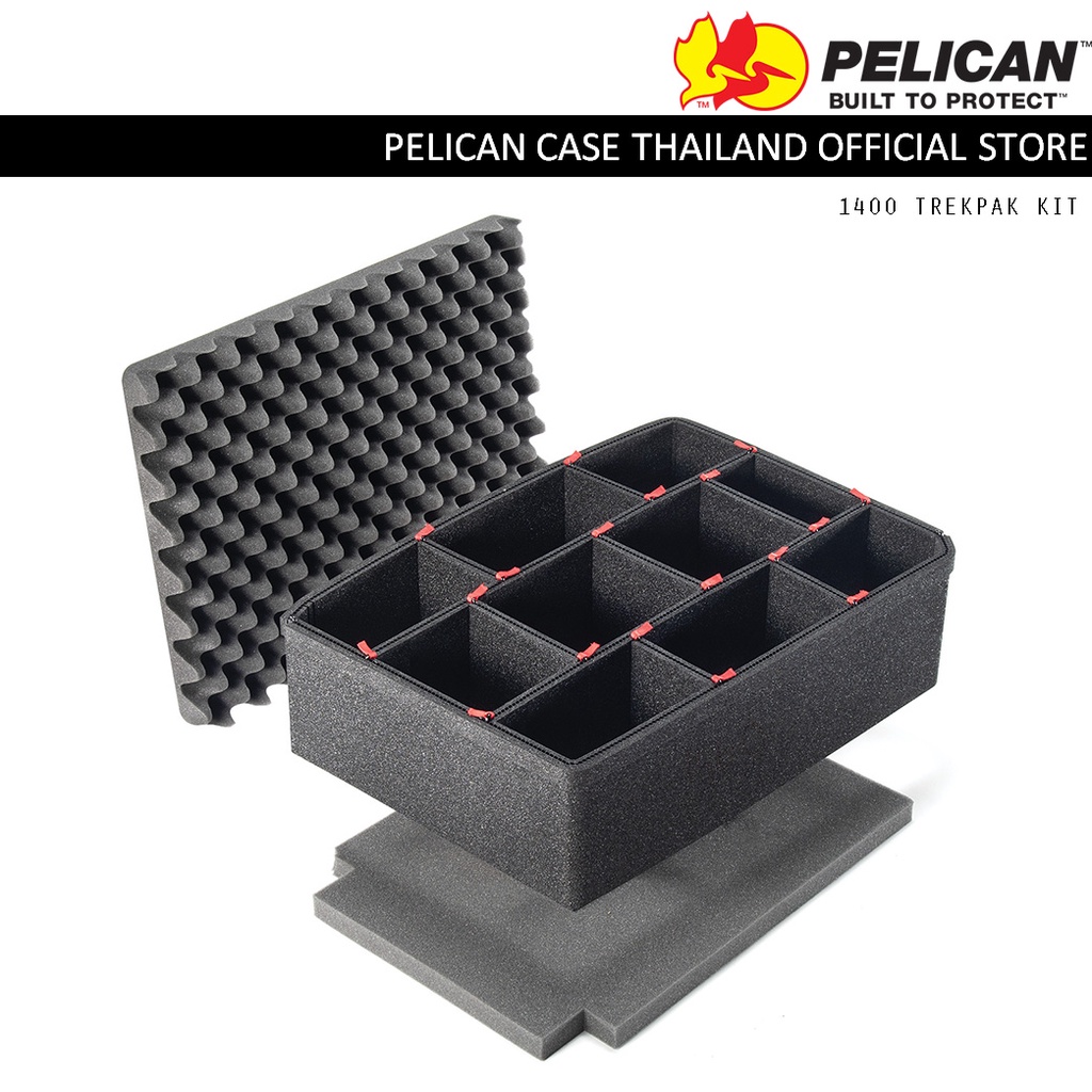 Pelican 1400 Trekpak Kit - ชุด Trekpak Pelican รุ่น 1400
