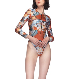 Angelys Balek ชุดว่ายน้ำ  Long Sleeve Swimsuit รุ่น FW22SW00400405 สีมัลติคัลเลอร์ ลายปริ้น