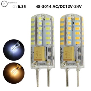 โคมไฟ หลอดไฟ ฮาโลเจน ลูกปัดข้าวโพด 3W G4 LED GY6.35 AC / DC12V-24V