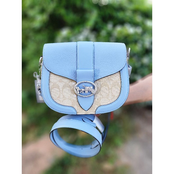 🎀Coach GEORGIE SADDLE BAG🎀