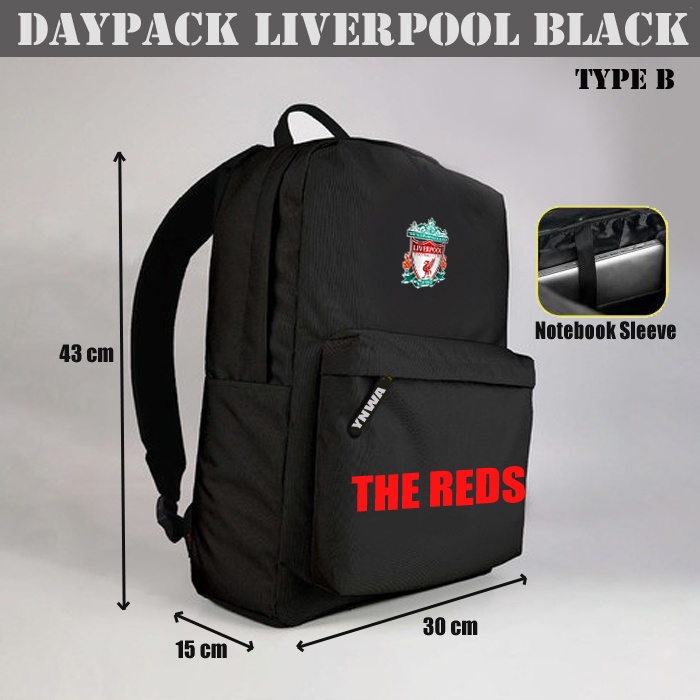 LIVERPOOL BACKPACK - LIVERPOOL SCHOOL BAG - YNWA BAG - LIVERPOOL CHILDRENS BAG
