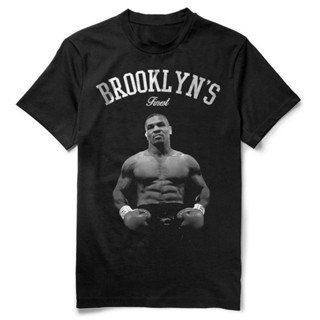 Mens Brooklyns ที่ดีที่สุด Mike Tyson เสื้อยืดฤดูร้อนผ้าฝ้ายคอสั้นแขนสั้น Unisex เสื้อใหม่ขนาด S-3XL