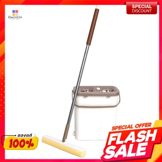 เบสิโค ชุดถังม็อบฟองน้ำพีวีเอ ความจุ 7.6 ล. รุ่น LEJ-9119Besico PVA Sponge Mop Bucket Set Capacity 7.6 L Model LEJ-9119