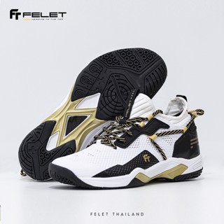 รองเท้าแบดมินตัน FELET รุ่น FLYING PRO WH