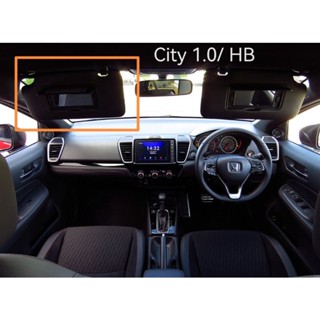 ที่บังแดดมีกระจก ฝั่งคนนั่ง Honda City 1.0/HB ของแท้