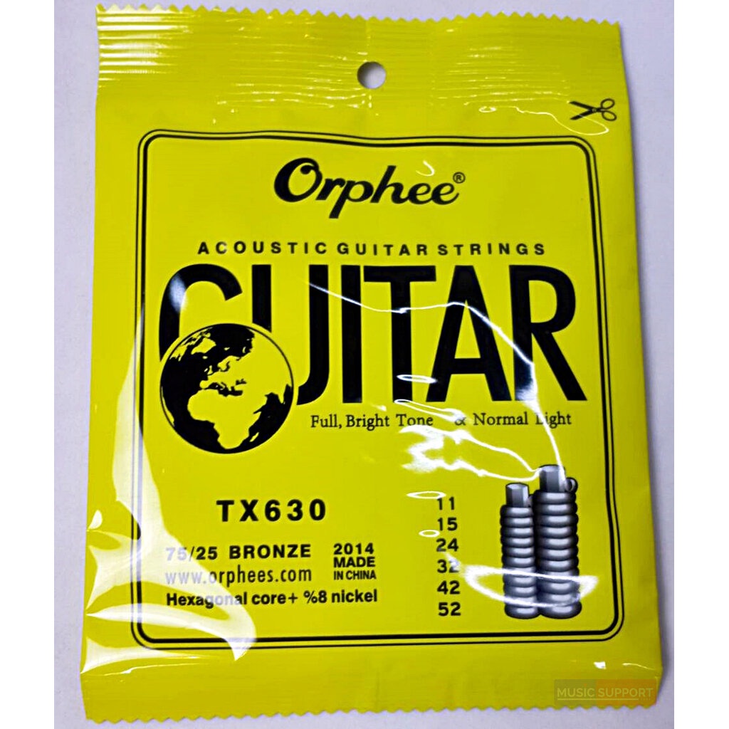 สายกีตาร์โปร่ง Orphee TX630 AC11 เบอร์ 11-52