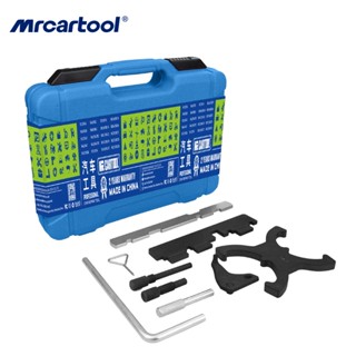 MRCARTOOL 【Ford】 เครื่องยนต์เบนซิน Camshaft Belt Drive Locking Timing Tool Set เครื่องมือซ่อมรถยนต์สำหรับ Ford 1.5 1.6 Fiesta VCT Focus และ Volvo ชุดเครื่องมือซ่อมเพลาลูกเบี้ยวเครื่องยนต์ สําหรับ