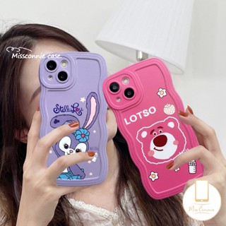 เคสโทรศัพท์มือถือ ขอบหยัก ลายหมีสตรอเบอร์รี่น่ารัก สําหรับ OPPO A17 A12 A78 A54 A16 A95 A77 A55 A96 A15 A57 A16K A17K A74 A5 A9 A5s A7 A1k A77s A53 A3s A72 A76 A16s Reno 8T 8 7 7Z 8Z 6 A12E A52 เคส StellaLou