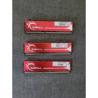 RAM DDR 3 Gskill 2GB/1333 3ตัว สีแดง