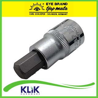 Tjap Eye Solingen Hex Bit Sock Key L 1/2 นิ้ว x 12 มม. ตาตูมรถแข่งล้อ