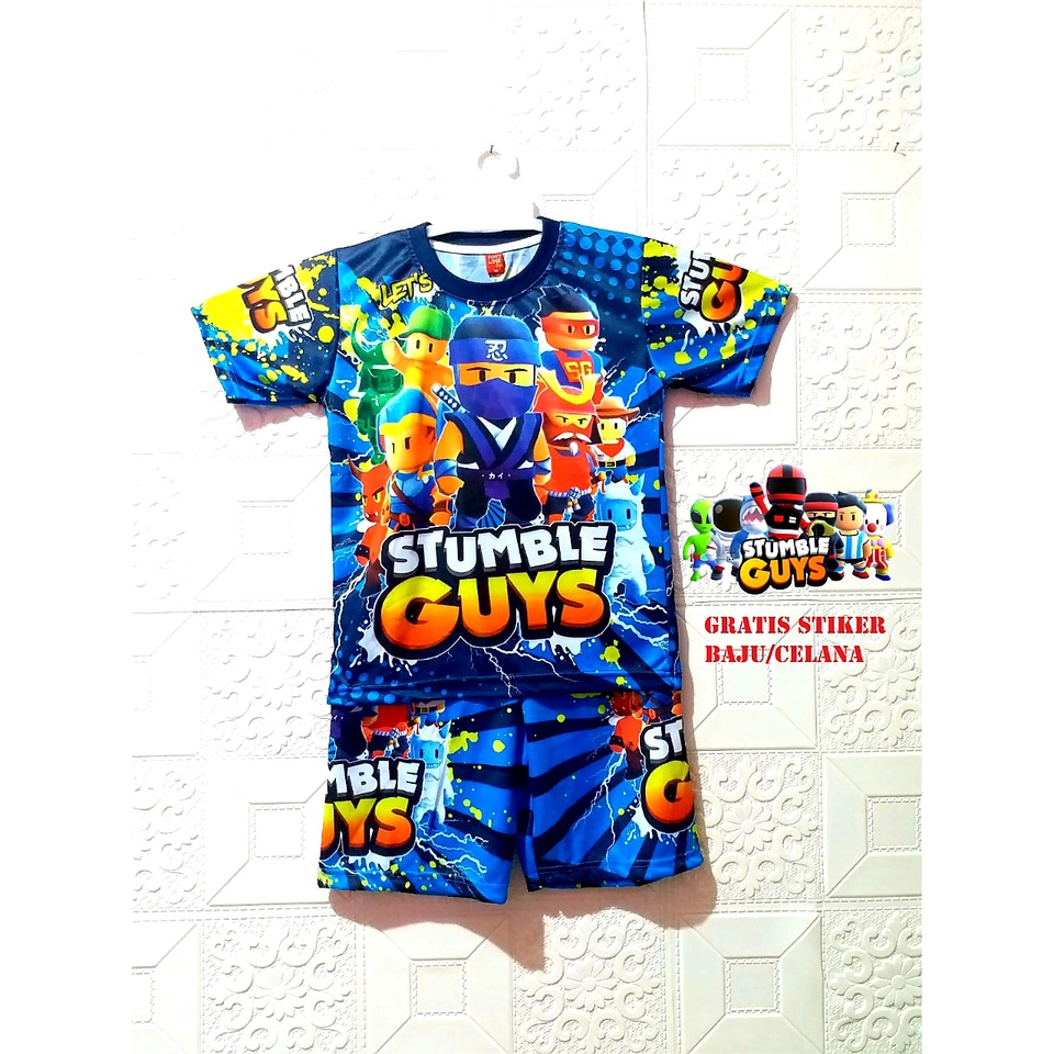 แซนดี้ซาน | ชุด STUMBLE GUYS สําหรับเด็กผู้ชาย | เซ็ตเสื้อและกางเกง STUMBLE สําหรับเด็กผู้ชาย | ชุด 