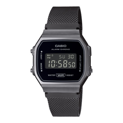 [ของแท้] Casio นาฬิกาข้อมือสแตนเลส รุ่น A168WEMB-1BDF  ของแท้ รับประกันศูนย์ CMG 1 ปี