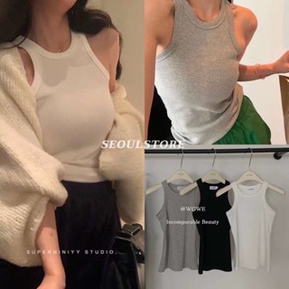 เสื้อกล้ามผ้าร่อง (B629) seoulstore