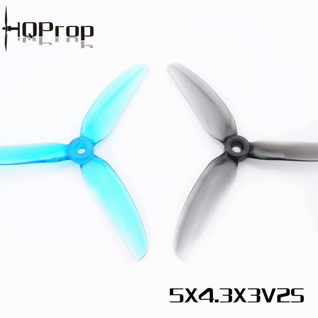 5-H24 HQProp 5X4.3X3V2S Top Freestyle Prop ใบพัดโดรน FPV Racing Drone Freestyle 1 ชุด 4ใบ