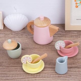 ชุดชา Tea Set ของเล่นจำลอง ของเล่นทำอาหาร ของเล่นไม้ ครัวเด็ก