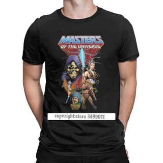 เสื้อยืด ผ้าฝ้าย พิมพ์ลาย He-Man And The The Universe สไตล์วินเทจ พรีเมี่ยม สําหรับผู้ชาย