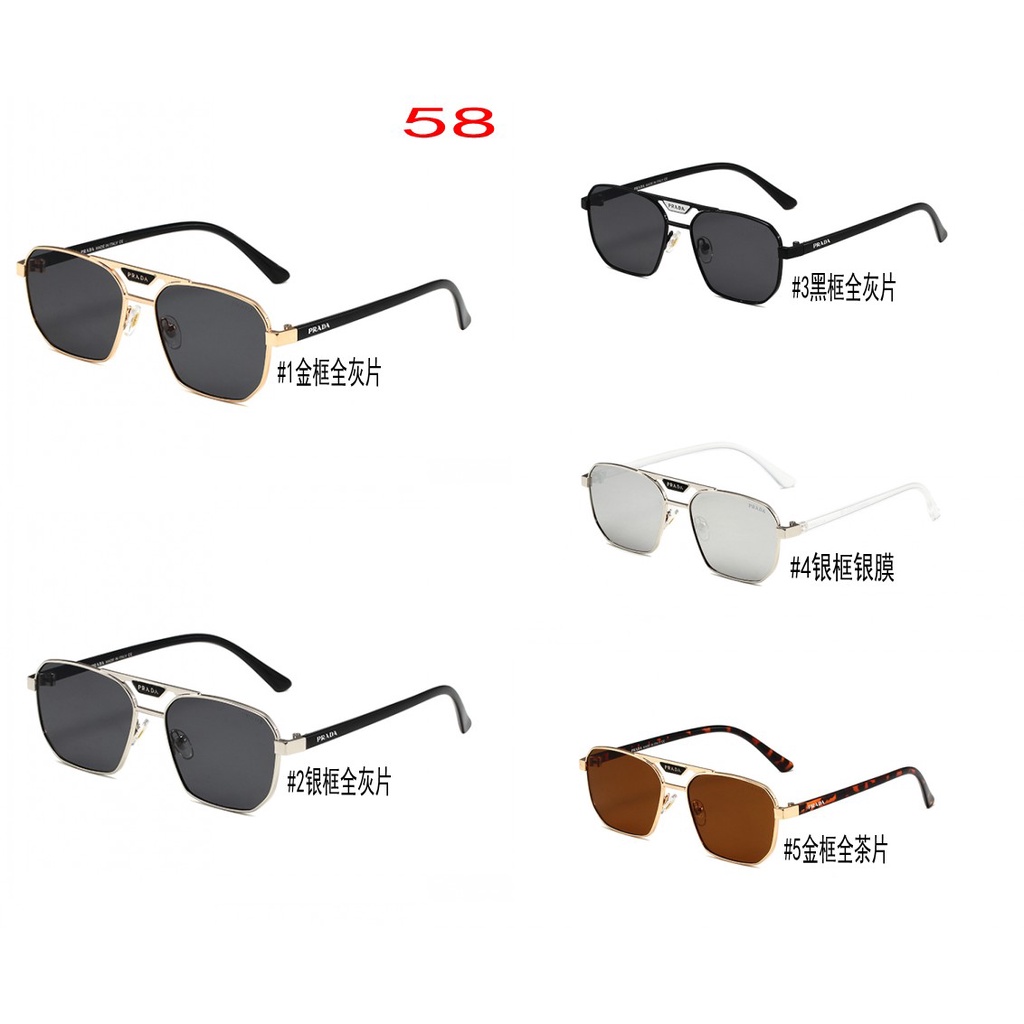 แว่นตากันแดด UV400 กรอบโลหะ ทรงสี่เหลี่ยม ป้องกันแสงสะท้อน สไตล์คลาสสิก เหมาะกับใส่กลางแจ้ง แฟชั่นสําหรับผู้ชาย และผู้หญิง 2023