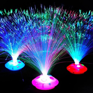1 Đèn LED Sợi Quang Ánh Sáng Ban Đêm Thay Đổi Màu Sắc Theo Nhiệt Độ Lãng Mạn Trang Trí Nhà Cửa / Tiệc Cưới / Giáng Sinh