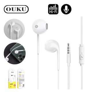 ของแท้👍🏻OUKU M107 Small Talk Earphone ใช้งานได้ทั้งระบบ android/for L พร้อมส่ง