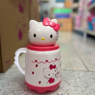 ✅HELLO KITTY✅ แก้วน้ำ มีหู 1 ลิตร หัวคิตตี้