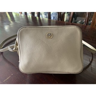 ❤️Tory Burch❤️cross body มือสอง ของแท้ 100% สีครีม สภาพ 95%