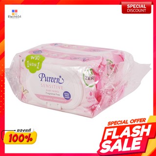 เพียวรีน ผ้าเช็ดทำความสะอาดผิว สูตรเซนส์ซีทีฟ จำนวน 80 แผ่นPurine Cleansing Wipes Sensitive Formula 80 Sheets