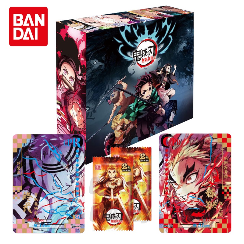 ✢Japanese Anime demon slayer Collections rare Card box Kimetsu No Yaiba Games hobby collectibles Card Battle for child T