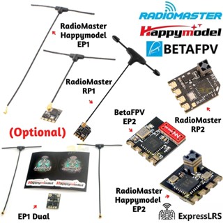 Happymodel Radiomaster BetaFpv EP1 EP1 Dual EP2 RP1 RP2 RX 2.4G ELRS ตัวรับสัญญาณนาโนทรู สําหรับโมดูล ES24TX ELRS