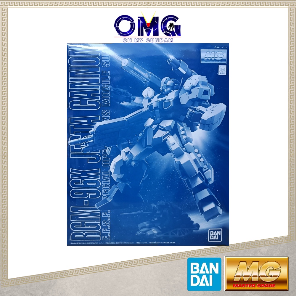 Pbandai MG 1/100 Jesta Cannon Gundam 62156 Premium Bandai Mobile Suit UC Jesta Canon Gunpla Plamo OM