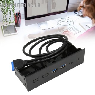 BComputer Ac.Lr แผงด้านหน้า 5.25 นิ้ว 2 พอร์ต Usb ออปติคอลไดรฟ์ 3.0 ถึง 19 Pin โลหะเบย์ สําหรับคอมพิวเตอร์ Pc