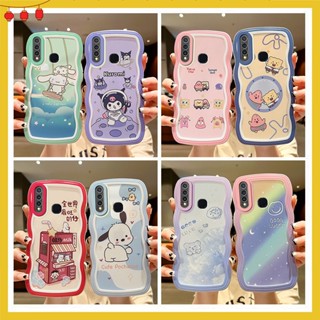 【fashion】เคส vivo y17  เคสโทรศัพท์มือถือแบบใส ลายคลื่นน่ารัก สําหรับ vivo y11 vivo y12 vivo y15 y17 u10